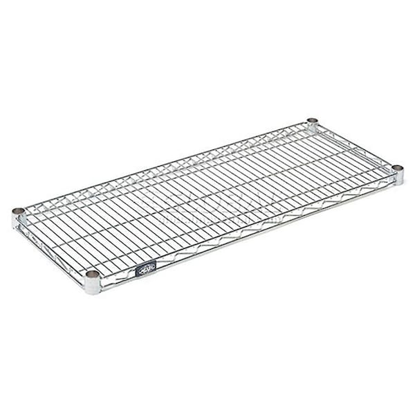 Nexel 72W x 12D Chrome Wire Shelf S1272C - main